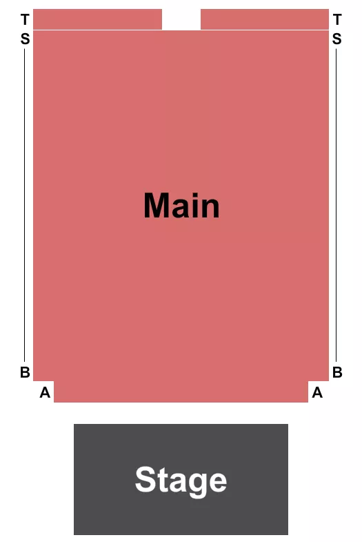 seating chart for Peterborough Players - Endstage - eventticketscenter.com