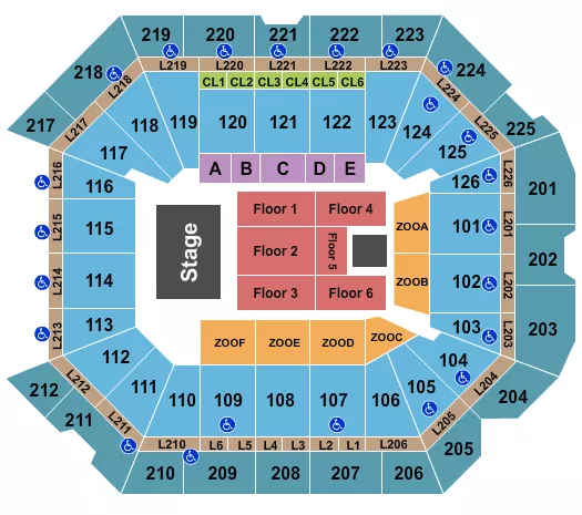 seating chart for Petersen Events Center - Comedy - eventticketscenter.com