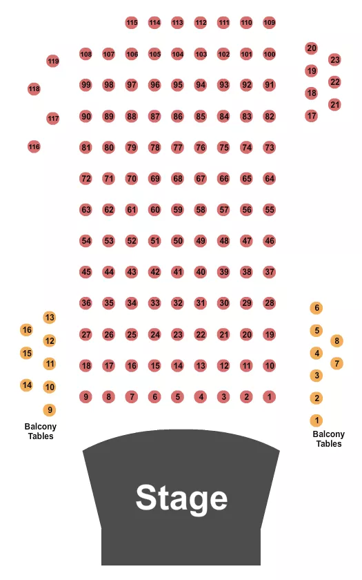 seating chart for Phil Long Music Hall At Bourbon Brothers - CO - A/B 3 - eventticketscenter.com