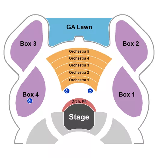 seating chart for Philip S. Miller Park - Endstage Pit - eventticketscenter.com