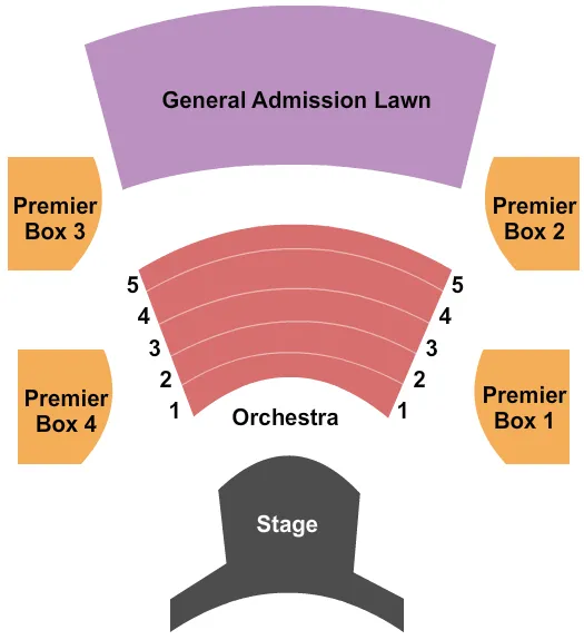 seating chart for Philip S. Miller Park - Endstage 2 - eventticketscenter.com
