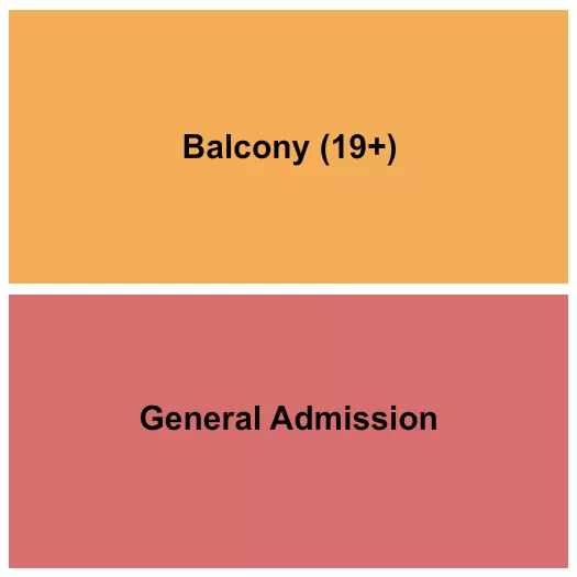 seating chart for Phoenix Concert Theatre - GA/Balcony - eventticketscenter.com