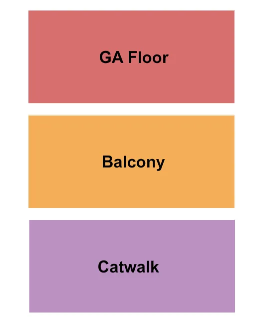 seating chart for Phoenix Concert Theatre - GA Floor/Balcony/Catwalk - eventticketscenter.com
