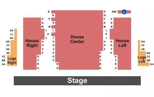 seating chart for Phoenix Theatre - AZ - Endstage - eventticketscenter.com