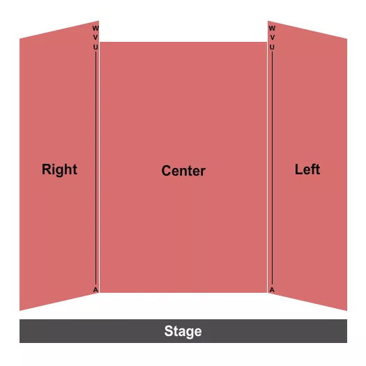 seating chart for Pickens County Performing Arts Center - Endstage - eventticketscenter.com