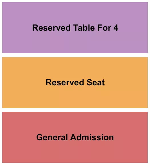 seating chart for Pieres Entertainment Center - GA/Reserved - eventticketscenter.com