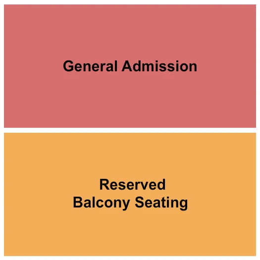 seating chart for Pieres Entertainment Center - GA/Rsvd Balc - eventticketscenter.com