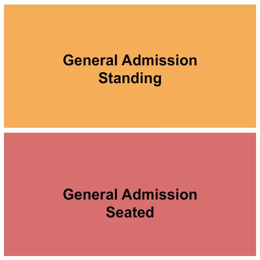seating chart for Pieres Entertainment Center - GA Seated/Standing - eventticketscenter.com