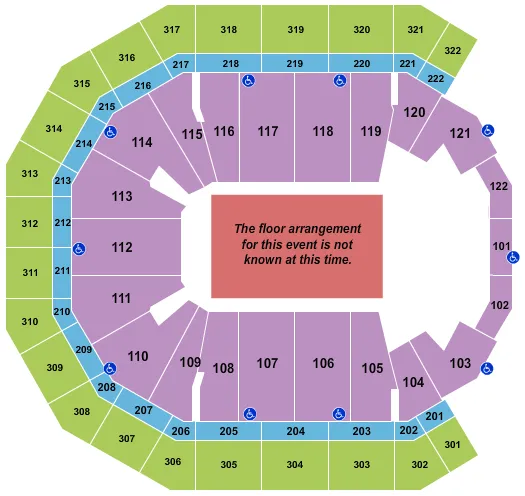 seating chart for Pinnacle Bank Arena - Generic Floor - eventticketscenter.com