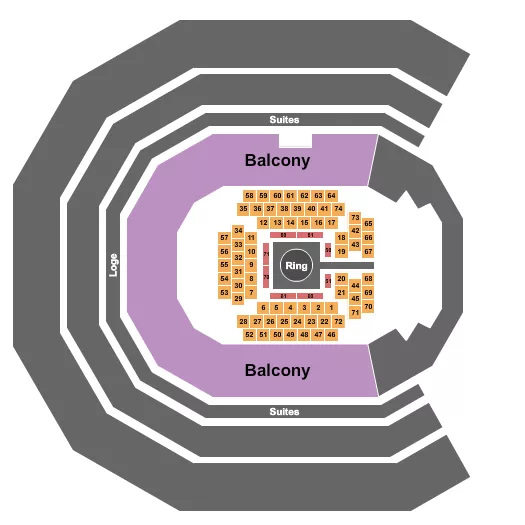 seating chart for Pinnacle Bank Arena - Mixed Martial Arts - eventticketscenter.com