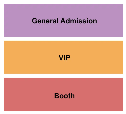 seating chart for Pittsburgh Improv - GA-VIP-Booth - eventticketscenter.com