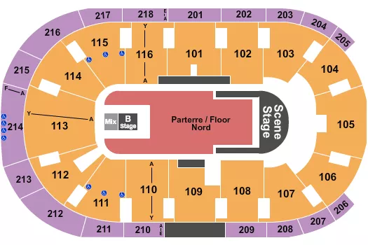 seating chart for Place Bell - Jelly Roll - eventticketscenter.com