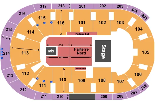 seating chart for Place Bell - Lindsey Stirling - eventticketscenter.com