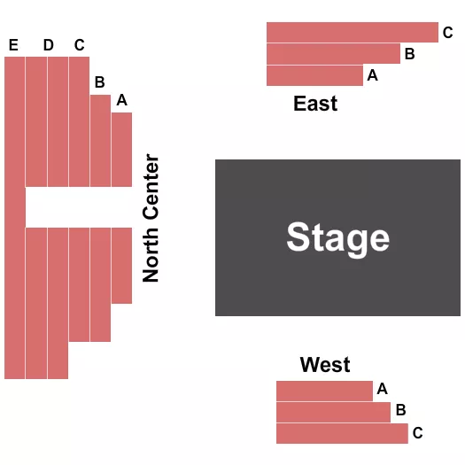 seating chart for Players Circle Theater - Endstage - eventticketscenter.com