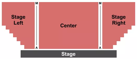 seating chart for Players Guild Theatre - Endstage 3 - eventticketscenter.com