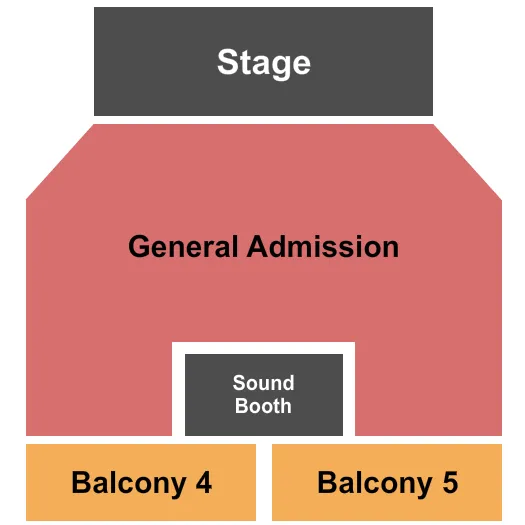 seating chart for The Plaza Live - End Stage GA - eventticketscenter.com