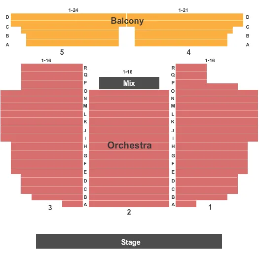 seating chart for The Plaza Live - End Stage - eventticketscenter.com