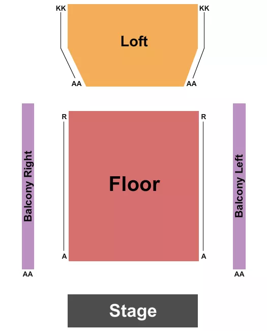 seating chart for Ponte Vedra Concert Hall - Enstage RSV 2 - eventticketscenter.com