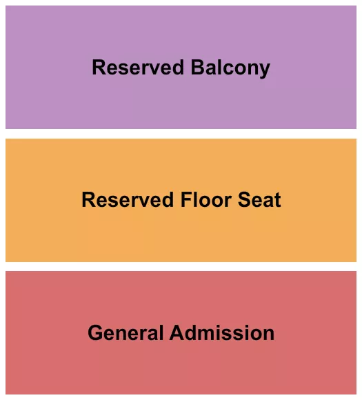 seating chart for Pop's Nightclub and Concert Venue - GA/RSV Floor/RSV Balc - eventticketscenter.com