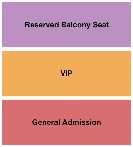 seating chart for Pop's Nightclub and Concert Venue - GA/VIP/RSV Balcony - eventticketscenter.com
