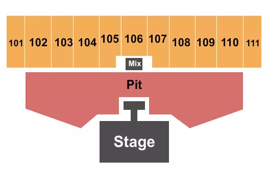 seating chart for Port Wentworth Amphitheater - Endstage Pit with Catwalk - eventticketscenter.com