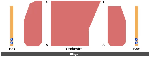 seating chart for Porter Sanford III Performing Arts & Community Center - End Stage - eventticketscenter.com