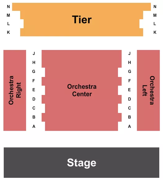 seating chart for Pottawattamie Arts, Culture & Entertainment (PACE) - Endstage - eventticketscenter.com