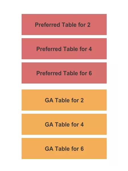 seating chart for Bowstring Pizza and Brewyard - GA/Preferred Table 2.4.6 - eventticketscenter.com