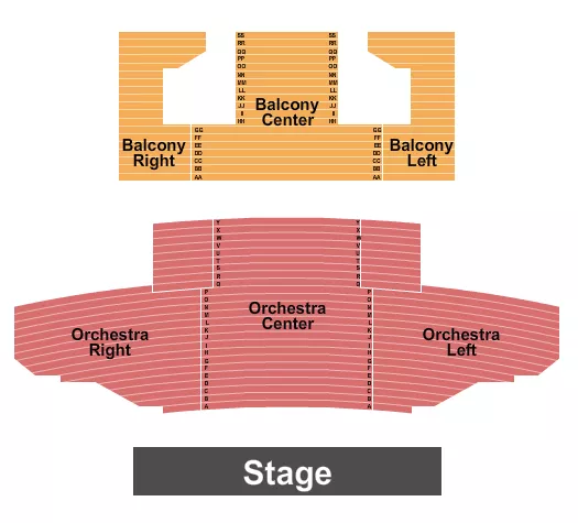 seating chart for Presleys' Country Jubilee - Endstage - eventticketscenter.com