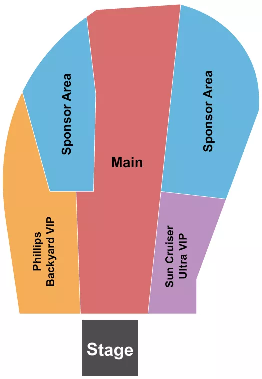 seating chart for Prince's Island Park - Roundup Musicfest - eventticketscenter.com