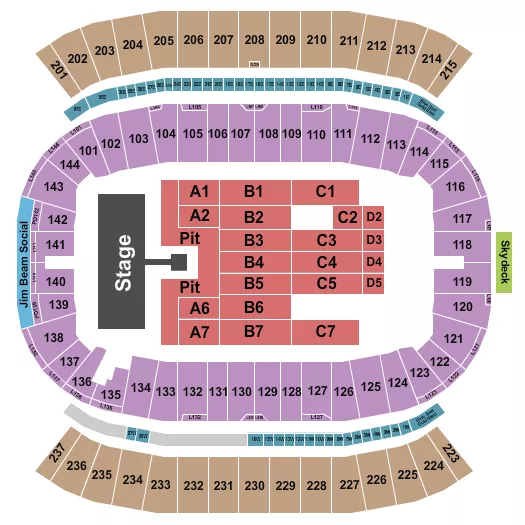 seating chart for Princess Auto Stadium - Endstage Pit - eventticketscenter.com