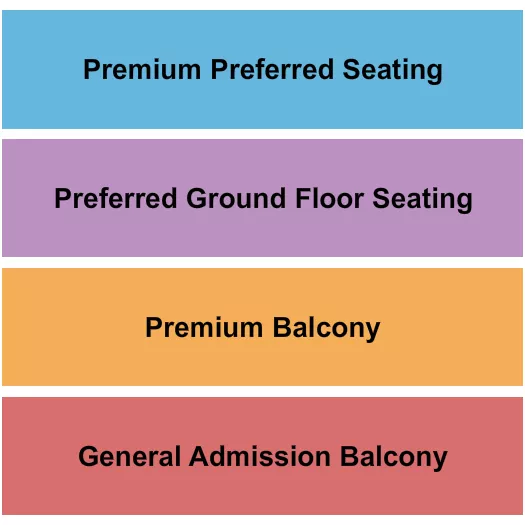 seating chart for Princess Theatre - Harriman - Premium/Preferred/GA - eventticketscenter.com
