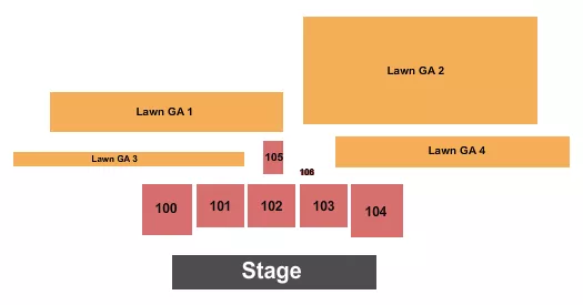 seating chart for Promenade Park Stage - Concert - eventticketscenter.com