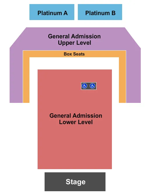 seating chart for MegaCorp Pavilion - End Stage - eventticketscenter.com