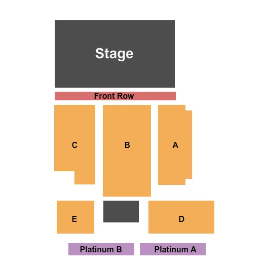 seating chart for MegaCorp Pavilion - End Stage Reserved 2 - eventticketscenter.com