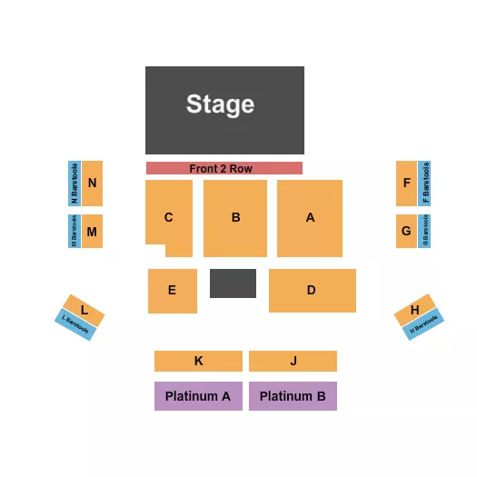 seating chart for MegaCorp Pavilion - Endstage 3 - eventticketscenter.com