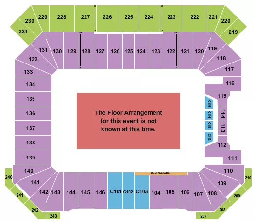 seating chart for Protective Stadium - Generic Field - eventticketscenter.com
