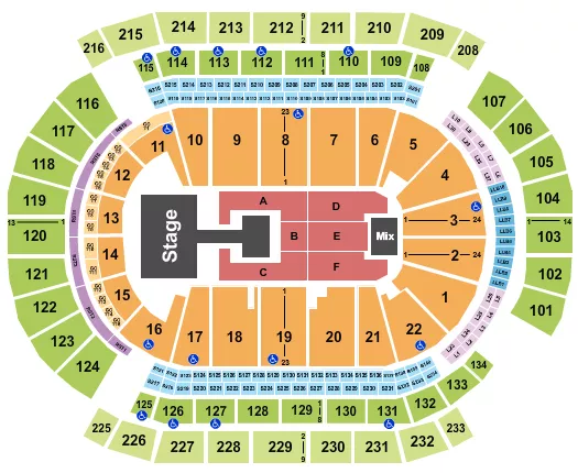 seating chart for Prudential Center - Itzy - eventticketscenter.com