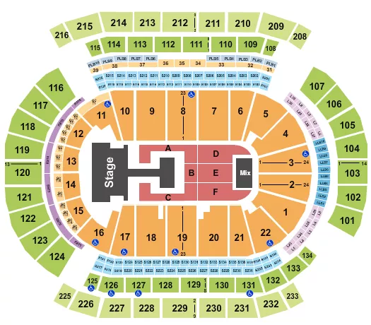 seating chart for Prudential Center - Ive - eventticketscenter.com