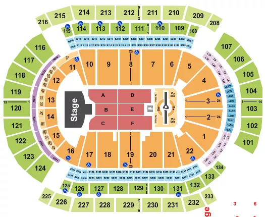 seating chart for Prudential Center - Justin Timberlake - eventticketscenter.com