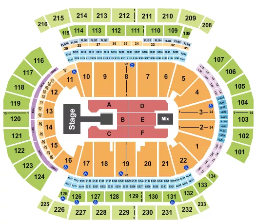 seating chart for Prudential Center - Kenshi Yonezu - eventticketscenter.com