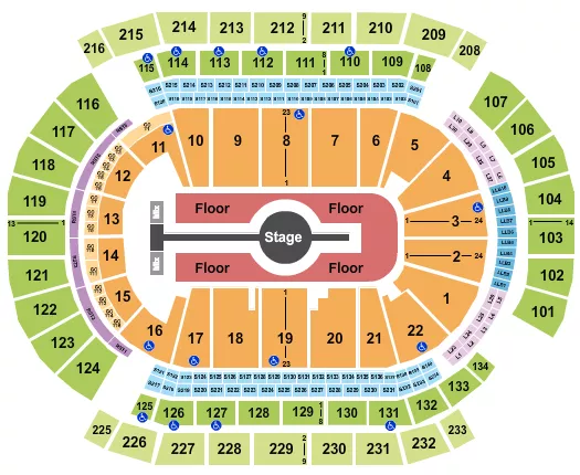 seating chart for Prudential Center - Rod Wave - eventticketscenter.com