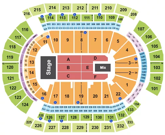 seating chart for Prudential Center - TSO - eventticketscenter.com