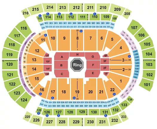 seating chart for Prudential Center - UFC 2 - eventticketscenter.com