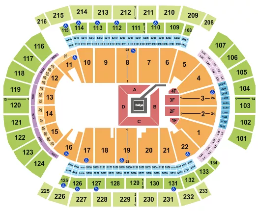 seating chart for Prudential Center - World Championship Sumo - eventticketscenter.com