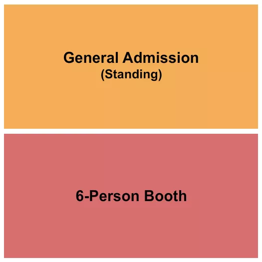 seating chart for Pub Station Ballroom - GA/Booths 2 - eventticketscenter.com