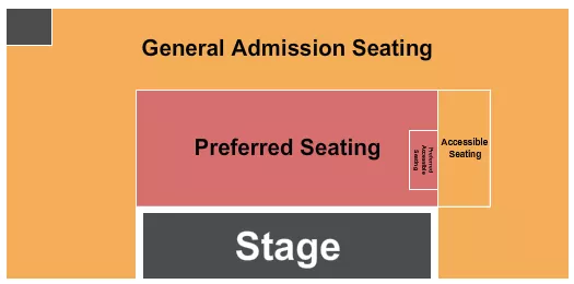seating chart for Punch Line Comedy Club - Irving - GA/Preferred - eventticketscenter.com