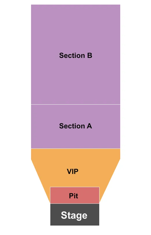 seating chart for Put-In-Bay Airport - End Stage-2 - eventticketscenter.com