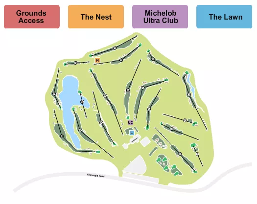 seating chart for Quail Hollow Golf Club - PGA Champ - eventticketscenter.com