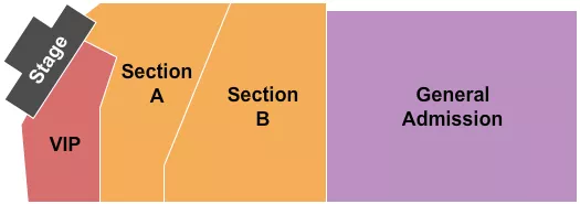 seating chart for Quay Street Parking Lot - VIP/A/B/GA - eventticketscenter.com